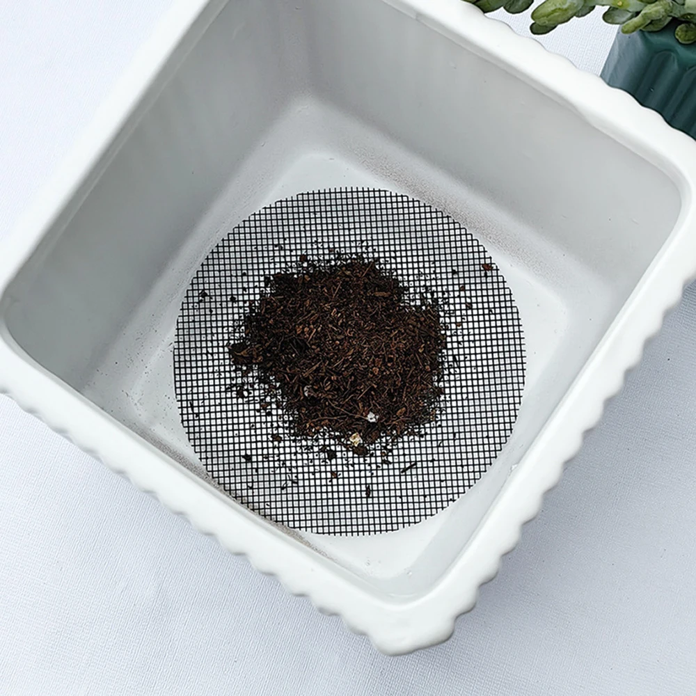 Gardening Tools Basket - 20 Stück Blumentopf-Dichtungsgitter, auslaufsichere Bodendichtung, Keramik-Blumentopf,