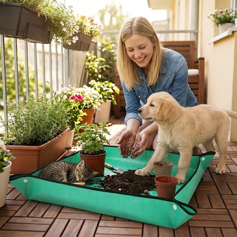 Gardening Tools Basket - Gartenmatten für Zuhause, Werkzeuge zum Umtopfen