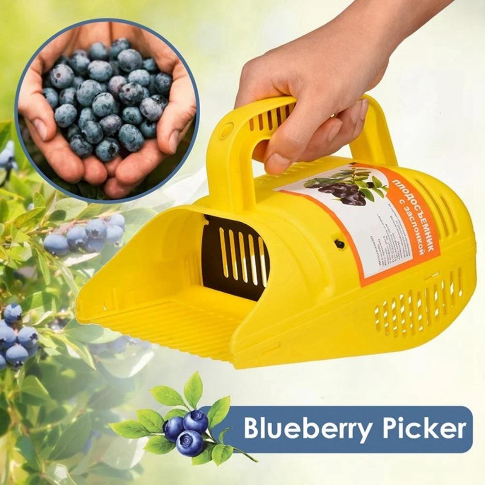 Gardening Tools Basket - Tragbares Blaubeer-Pflückwerkzeug, Leichter Garten-Beerenpflücker mit Kammzähnen,
