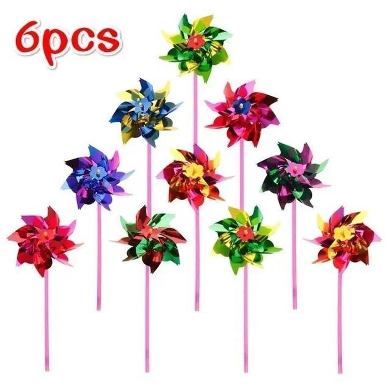 Gardening Tools Toys - 6 stücke Kunststoff Windmühle Windrad Wind