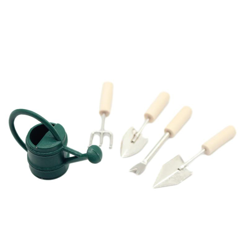 Gardening Tools Toys - Antike Puppenhaus Miniatur Garten werkzeug Gießkanne