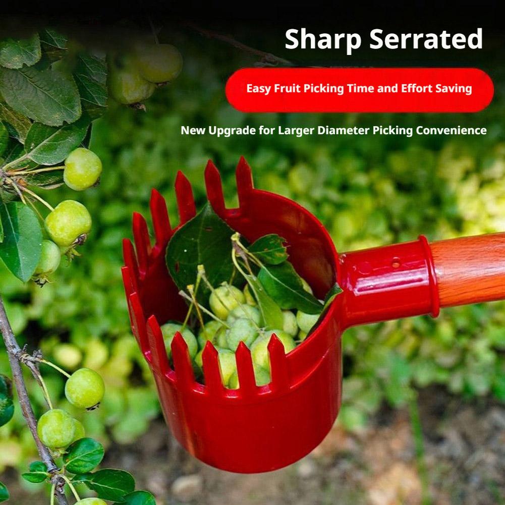 Gardening Tools Basket - Obstpflücker-Werkzeug: Tragbarer Korbkopf für hohe Bäume