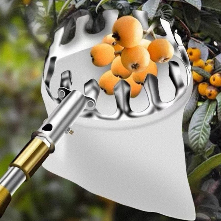 Gardening Tools Basket - Professionelles Beerenpflückwerkzeug Fruchtsammelnetzkorb für Garten-Ernte Apfel