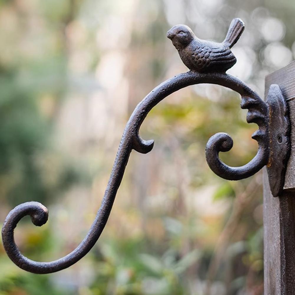 Gardening Tools Vintage - Vintage Eisen-Vogelkäfig-Wandhaken Metallhaken für Hängekörbe für