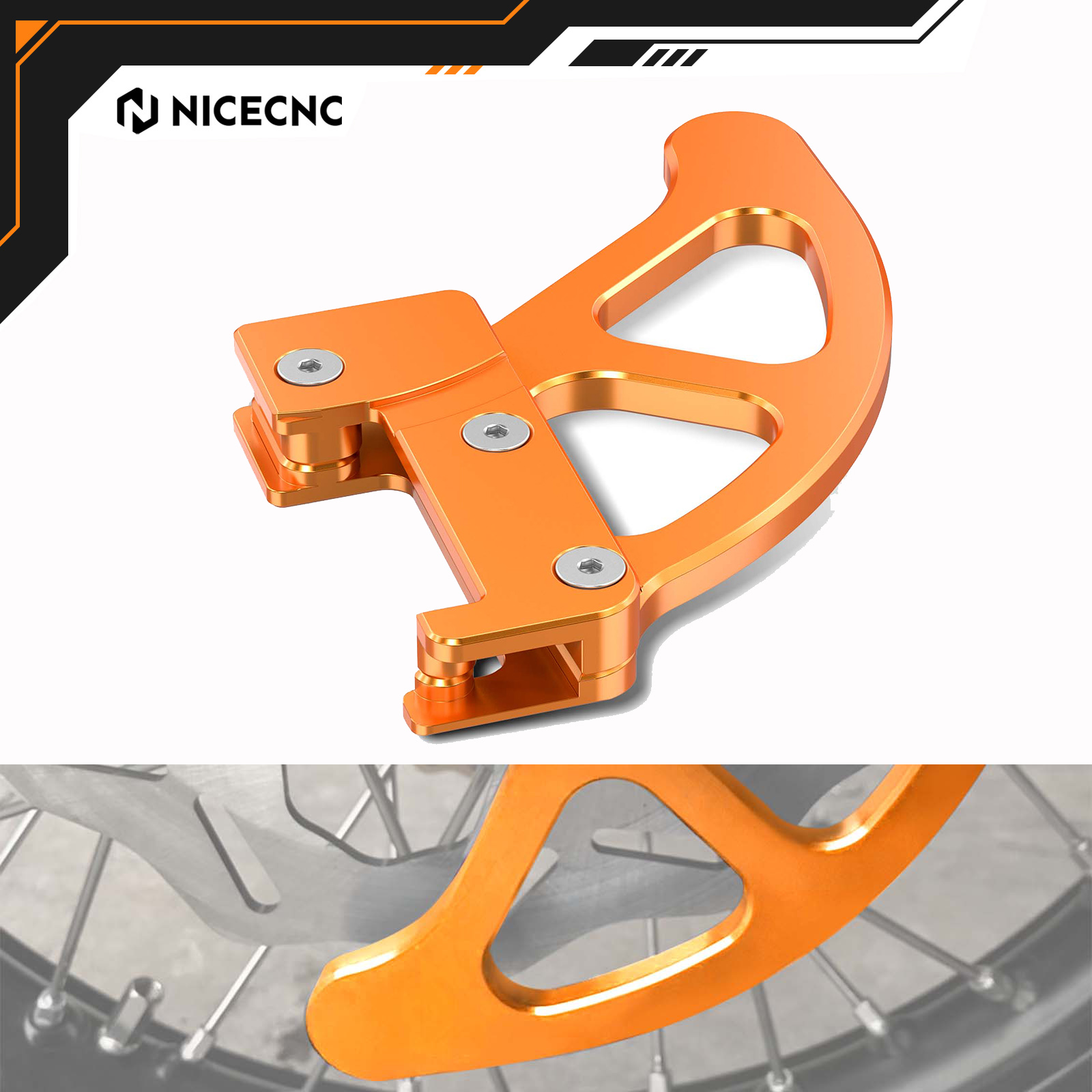 Husqvarna Chainsaw 450 - NICECNC Bremsscheibenschutz hinten für KTM EXC