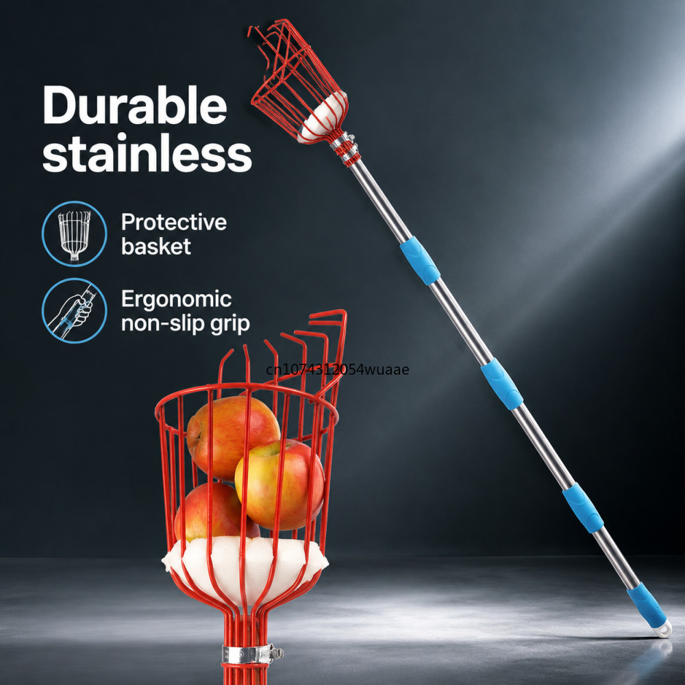 Gardening Tools Basket - 1 Set Obstpflücker, Korb mit einstellbarer