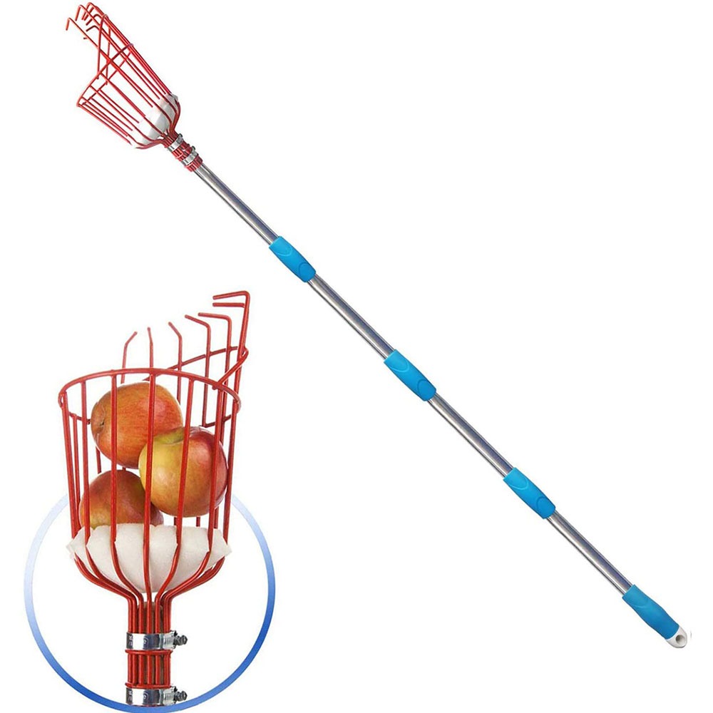 Gardening Tools Basket - 260cm Obstpflücker, Korb mit einstellbarer Tiefe,
