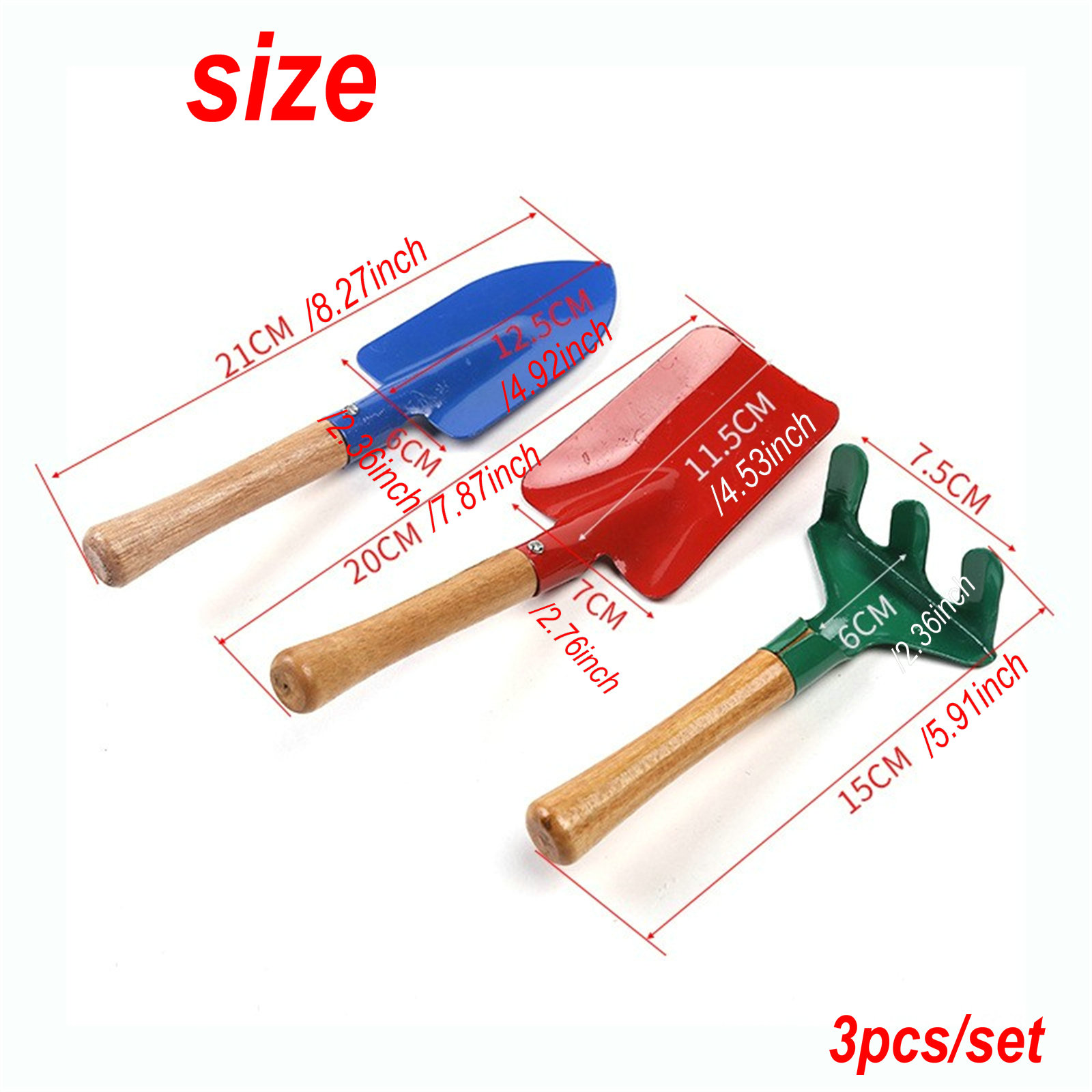 Ein Satz drei Teile Camping- u – Gardening Tools Toys Bewertung und Preis