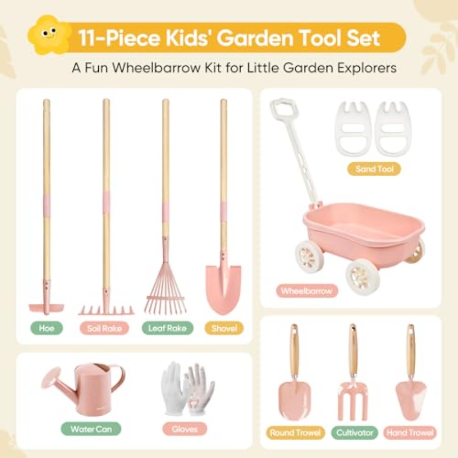 Gartenset mit Schubkarre, 11-t – Gardening Tools In Japan Bewertung und Preis