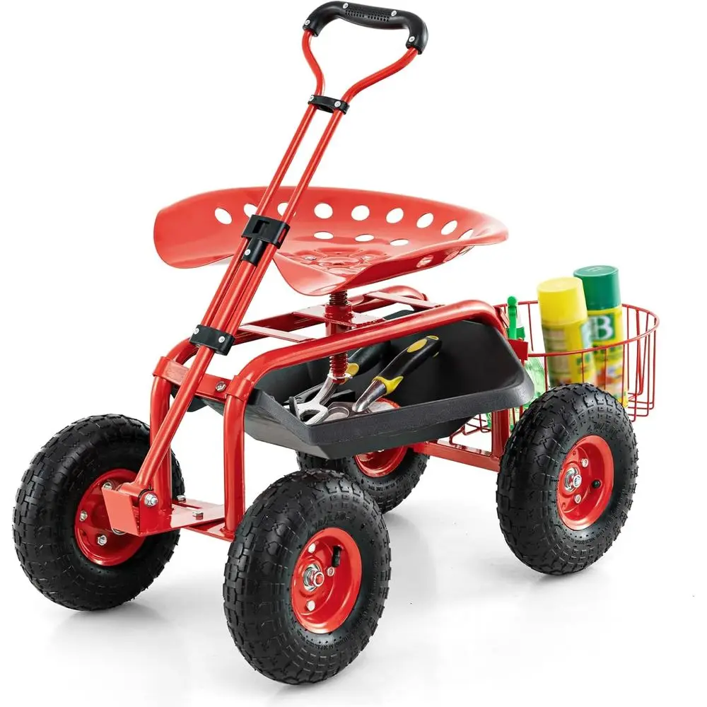 Verstellbarer Gartenwagen mit  – Gardening Tools Basket Bewertung und Preis