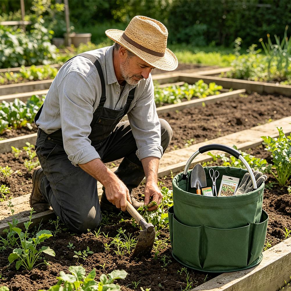 Große Kapazität Multi-Taschen  – Gardening Tools Basket Bewertung und Preis