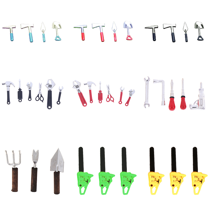 3/4/5/6pcs Puppenhaus Miniatur – Gardening Tools Toys Bewertung und Preis
