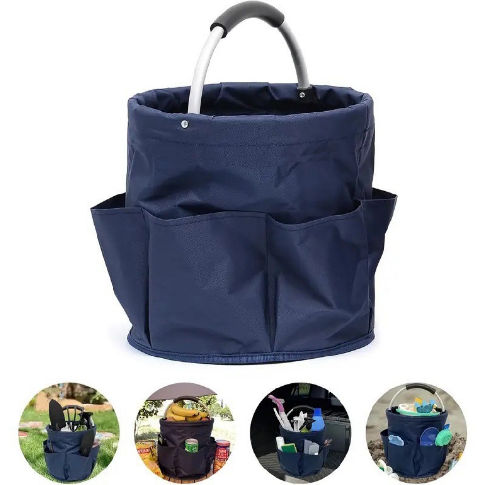 Tragbarer, faltbarer Picknickk – Gardening Tools Basket Bewertung und Preis