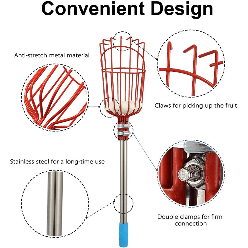 260cm Obstpflücker, Korb mit e – Gardening Tools Basket Bewertung und Preis